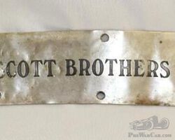 Scott Brothers of Rochdale Coachbuilder Sill Plate