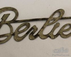 Berliet Motor Car Co Radiator Script Emblem