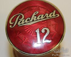 Packard Motor Car Co 12 Radiator Emblem Badge