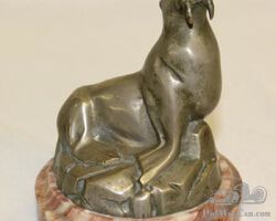 1920's Mors Automobile Co Walrus Radiator Mascot Hood Ornament