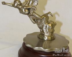 Winged Fortune Radiator Mascot Hood Ornament by Paillet