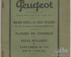 Peugeot 401 D 401 DL voiture 10 cv