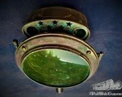 Candle lamp, brass,BESNARD, 1890-1920