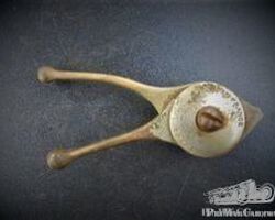 Steering wheel adjustment lever, pre-war