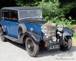 1933 Rolls-Royce 20/25 Park Ward D-back Saloon. GBA8