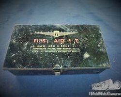 first aid set very old