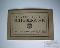 Schebera 5/18 Ersatzteilliste original