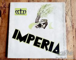 Imperia Type T. A. 9. B. / Type T. A. 7. B. (licence Adler) sales brochure - dépliant