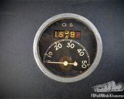 speedometer, pre-war, microcar, velocar, cyclecar