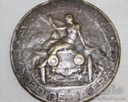 1934 Automobile Club of France Racing Medallion Rally Badge