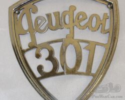 Peugeot 301 Radiator Script Emblem
