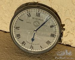 80mm jaeger clock