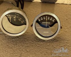 ammeter + water temperature gauge