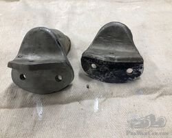 Pr of Front spring hangers with brass bushes