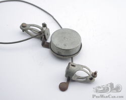 Pre-war motorcycle/bicycle wheel arch clamp bell
