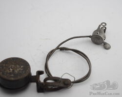 Pre-war motorcycle/bicycle wheel arch clamp bell