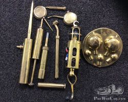 Brass Oiler’s, Brass Light and Brass Bulb Holer