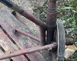 Lancia Lambda front axle complete