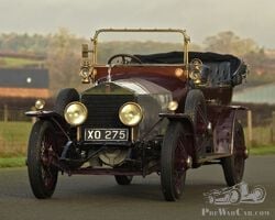 1920 Rolls Royce Silver Ghost Henri Binder Victoria hood.
