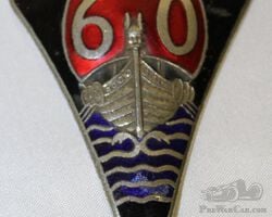 Rover 60 Motor Car Co Radiator Emblem Badge