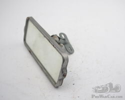 Mirror pre-war vintage brass nickel-plated glass straight CIPA Paris (No.2)