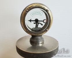 Bentley 4 1/2 Litre and 8 Litre , Invicta - Wilmot Mechanical Temperature Gauge Radiator Cap