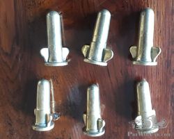 6 Michelin Brass Valve Caps