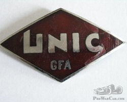 Unic GFA Enameled Badge