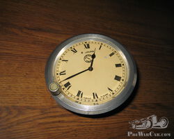 Jaeger 8 Jour Cream Dial Car Clock for GP Bugatti