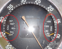 Wanted Jaeger oil and water mechanical temperature gauges to be inserted into Jaeger instruments
