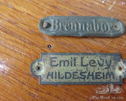 ID plates BRENNABOR automobile;