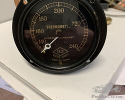 Fully restored Aric temperature gauge.