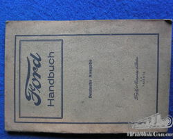 Ford T Instruction Manual