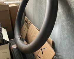 2 Tyres used 34x4 plus tubes new