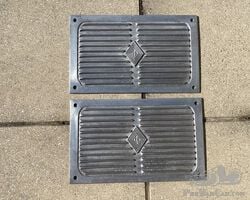 2 alloy plates for stepboard