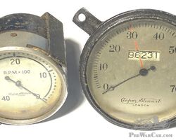 Cooper Stewart speedo and rev counter