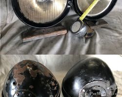 2 CAV Bosch post mounted headlights