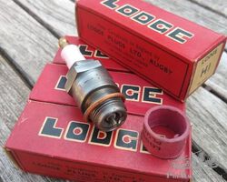 Rare Lodge HI 18 mm spark plugs