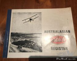 Australian Bugatti Register Book