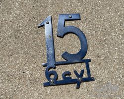 Citroen traction avant 15-6 rear badge