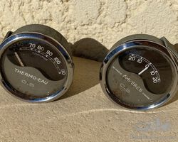 OS ammeter and water thermometer