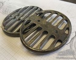 Vintage look - brass steps - pair. Salmson, Delahaye, Peugeot, Citroën, Mathis,Bugatti, Amilcar