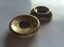 Pair off brass headlight mounting Lucas