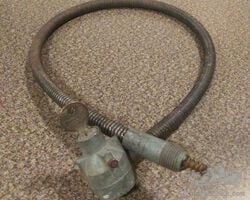 Late 1920s/Early 1930s Ignition Switch Assembly with Armored Cable