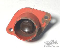 Shrouded starter push button - red