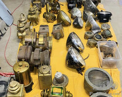 Acetylene and electric Lamps
