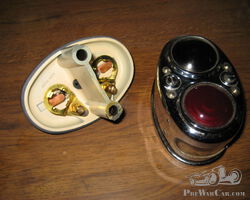 Original Scintilla Two Lens Tail Lamp in Unused Condition.
