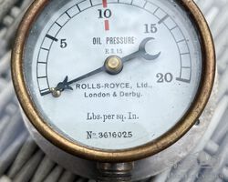 Rolls Silver Ghost Oil Gauge