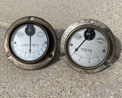 Sifam ammeter + voltmeter