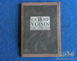 18 HP Voisin Maintenance Manual